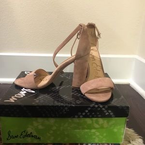 Sam Edelman Oatmeal Suede Pumps